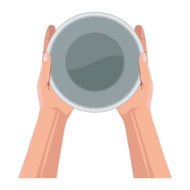 Eller boş tabak simgesini kaldırıyor