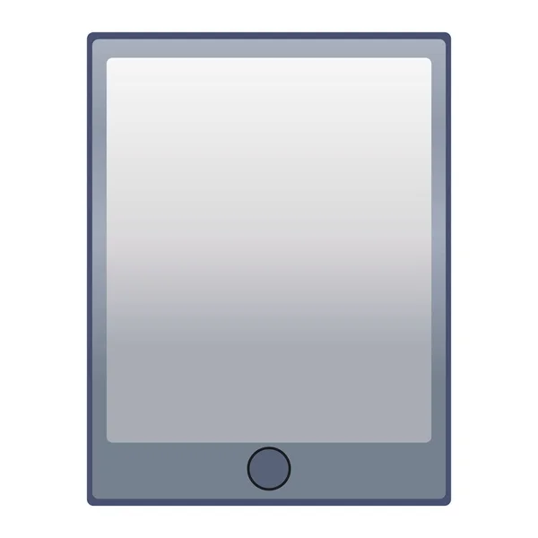 Tablet Device Tech Front Icon — Wektor stockowy