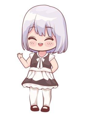 girl with lilac hair anime