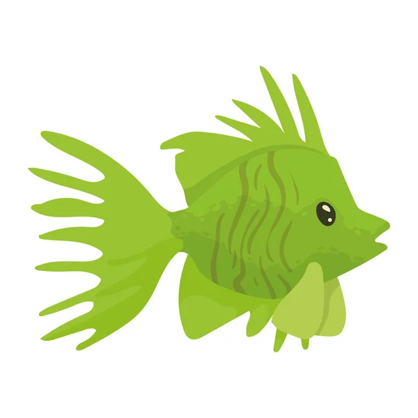 Fredi Sealife Animal Fauna Character — Stock vektor