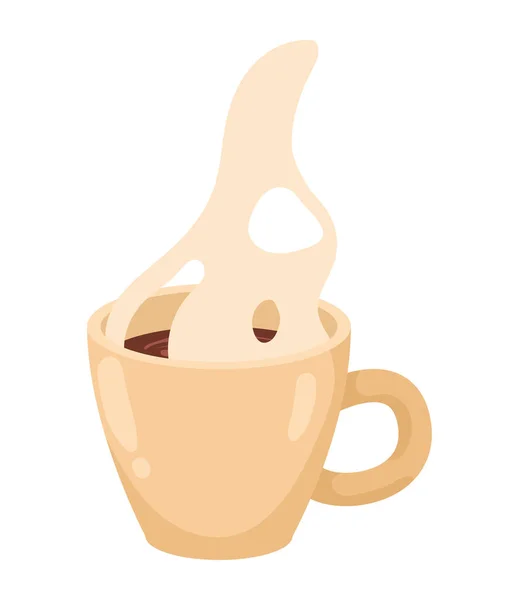 Coffee Cup Decorative Home Icon — Stockvektor