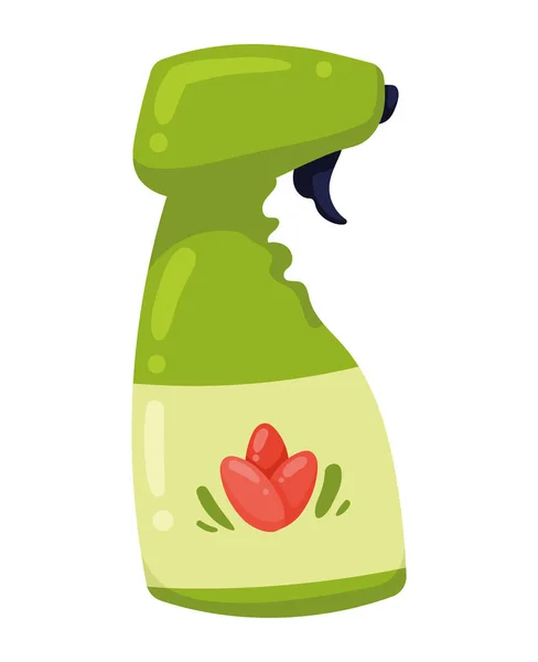 Flower Fertilizer Splash Bottle Icon — 图库矢量图片