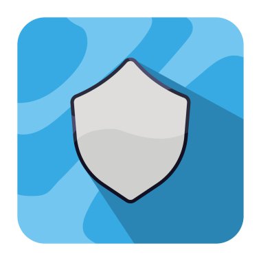 güvenlik kalkanı uygulama düğmesi simgesi