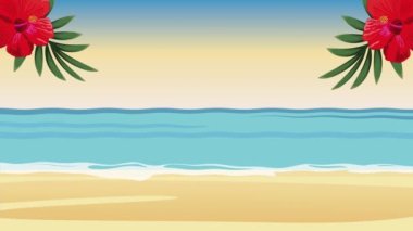 Yaz sahnesi animasyonu, 4k video animasyonu