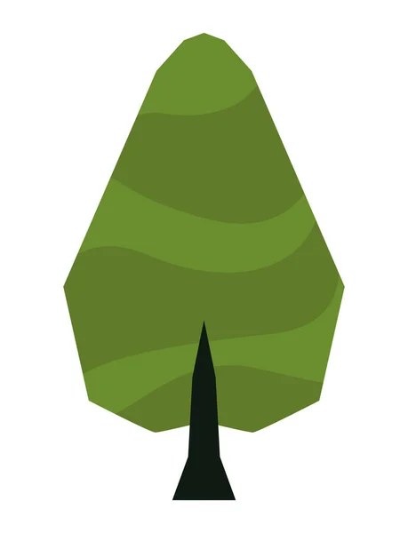 Green Pine Tree Plant Icon — Stockvector