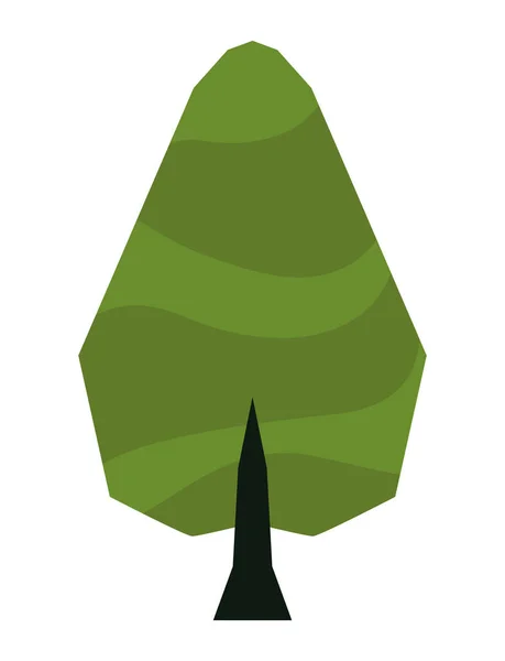 Green Pine Tree Plant Icon — ストックベクタ