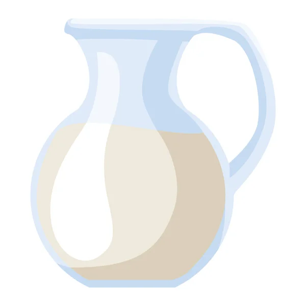 Fresh Milk Jar Drink — 스톡 벡터