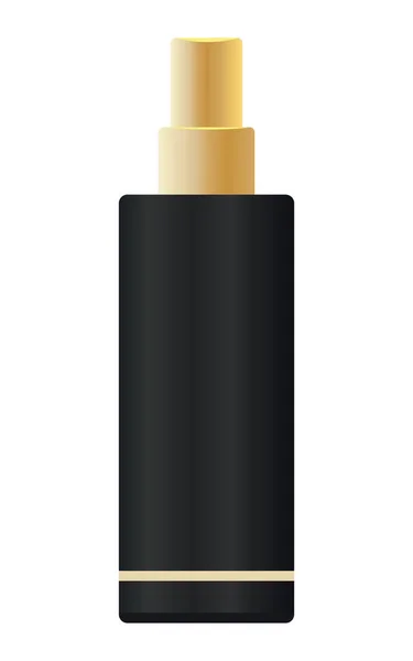 Splash Bottle Golden Product Icon —  Vetores de Stock