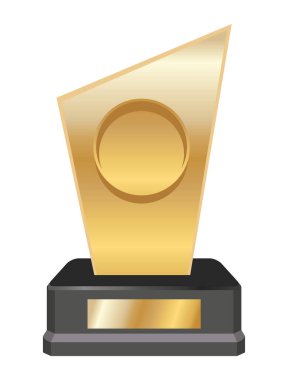 golden trophy award champion icon