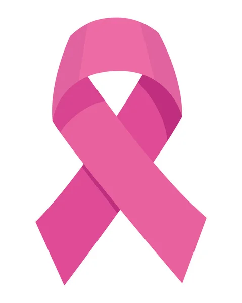Růžovou Stuhou Prsu Rakovina Kampaň — Stockový vektor
