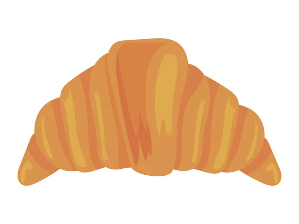 Croissant Bread Fresh Food Icon — Stockvector