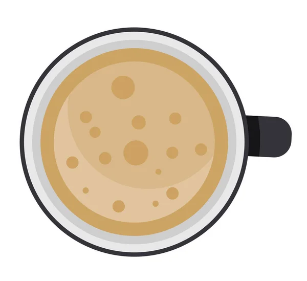 Кава Молочною Чашкою Напій — стоковий вектор
