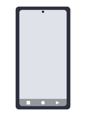 smartphone front device technology isolated icon
