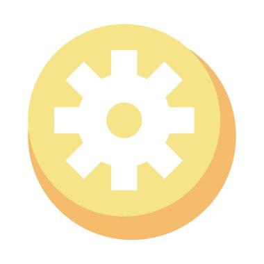 gear cog in button icon