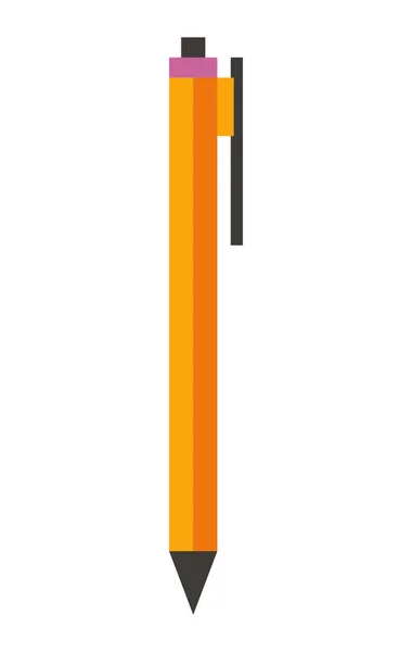 Mechanical Pencil School Supply Isolated Icon — Vetor de Stock