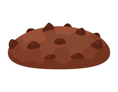 sweet chocolate cookie delicious icon