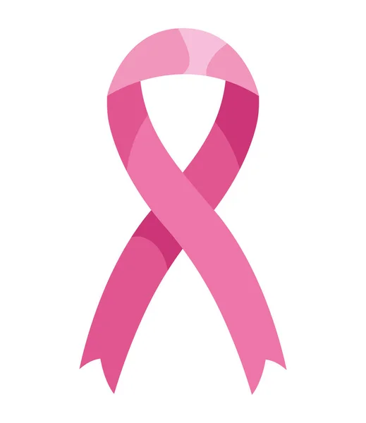 Breast Cancer Ribbon Campaign Icon — Vetor de Stock