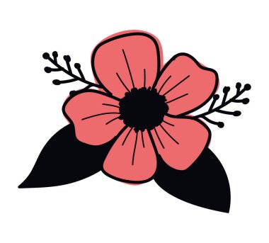 pink flower garden airview nature