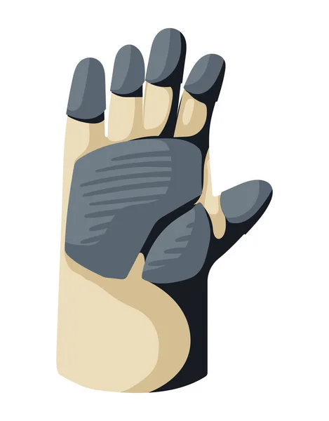 Glove Astronaut Space Outer Retro Icon - Stok Vektor