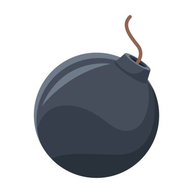 explosive bomb danger isolated icon