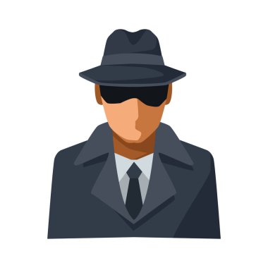 detective agent cyber security character