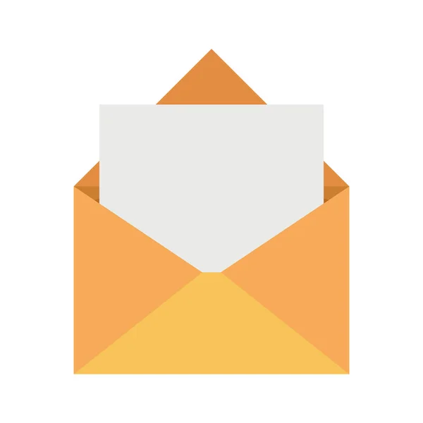 Envelope Mail Open Verzenden Pictogram — Stockvector