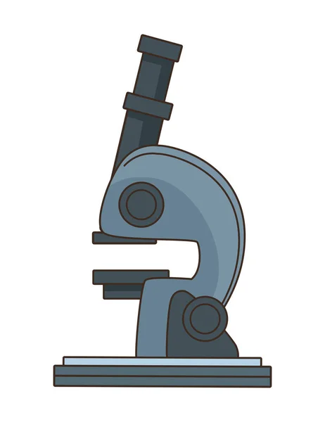 Microscope Laboratory Equipment Tool Icon — Vetor de Stock