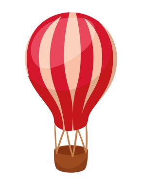 balon sıcak seyahat simgesi