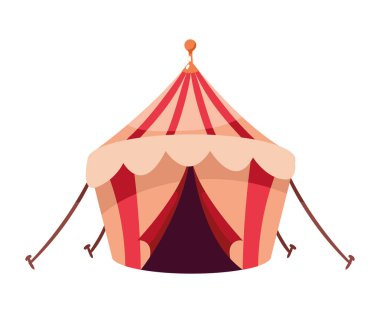 carnival circus tent fair icon