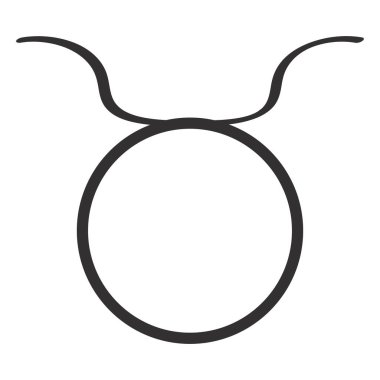 taurus zodiac sign astrology icon