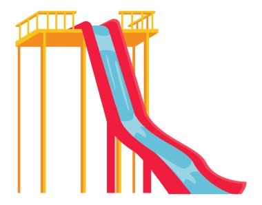 park slide red entertainment icon