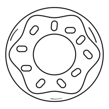 lezzetli tatlı çörek fırın simgesi