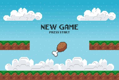 new game video with chicken scene