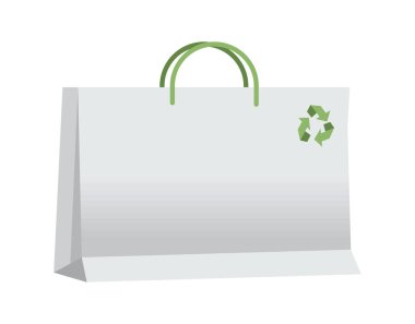 take away eco bag mockup icon