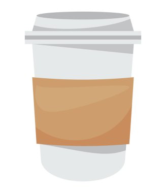 take away pot mockup icon