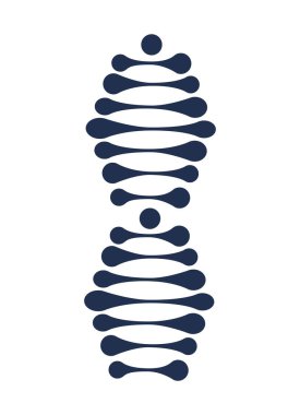 dna genetic chain isolated icon