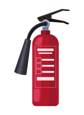 red fire estinguisher emergency tool