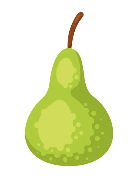 Poire Fruit Santé Nourriture Icône — Image vectorielle