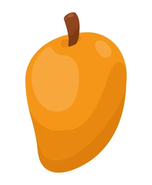 Mango Frukt Hälsa Mat Ikon — Stock vektor