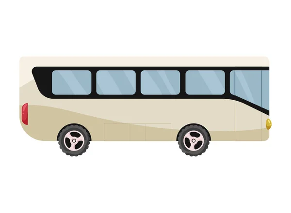 Bus Service Mockup Geïsoleerde Pictogram — Stockvector