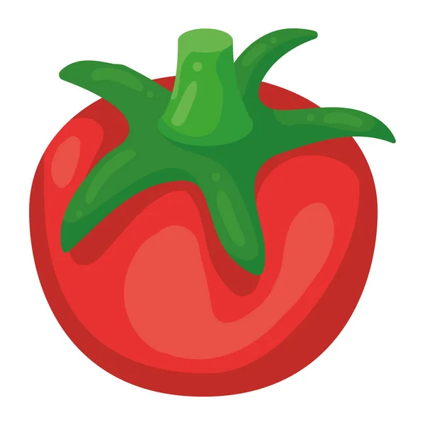 トマト野菜健康食品のアイコン — ストックベクタ