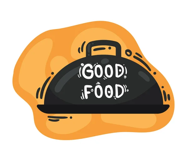 Good Food Cooking Icon Isolated — Stock Vector