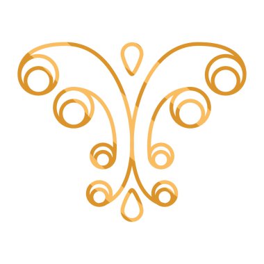 Süsleme simgesi tasarımı izole edildi