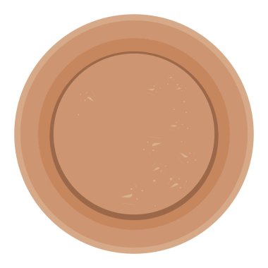 çanak karton ekoloji izole edilmiş simge