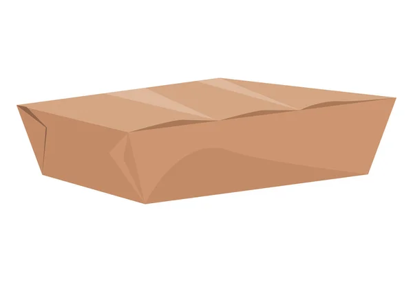 Значок Упаковки Прямоугольника Эко — стоковый вектор