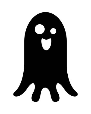 Cadılar bayramı siyah siluet tarzı