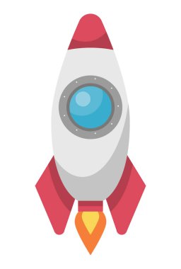 kırmızı roket başlatma simgesi