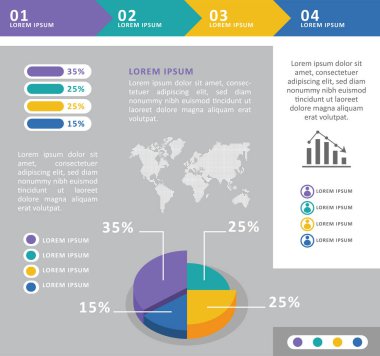 istatistik turtası bilgi şablonu