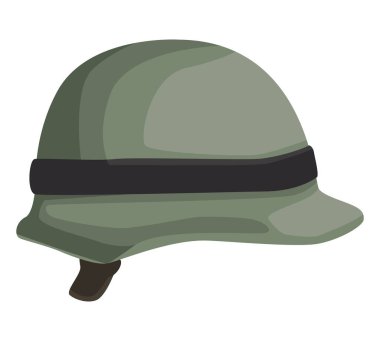 askeri miğfer aksesuar üniforma simgesi