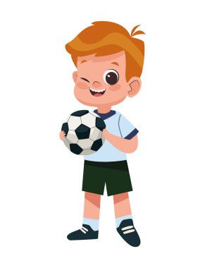 Balon karakteri olan öğrenci çocuk.